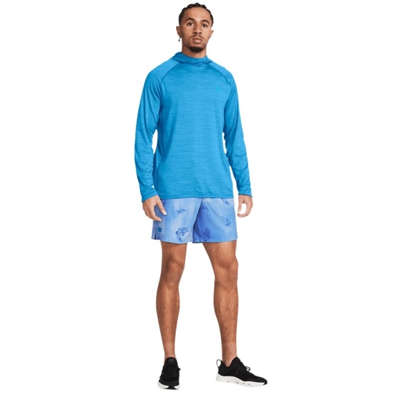 UNDER ARMOUR • Viral Blue Celeste Shorebreak Board Short Swim Fish Surf Beach - Picture 5 of 8